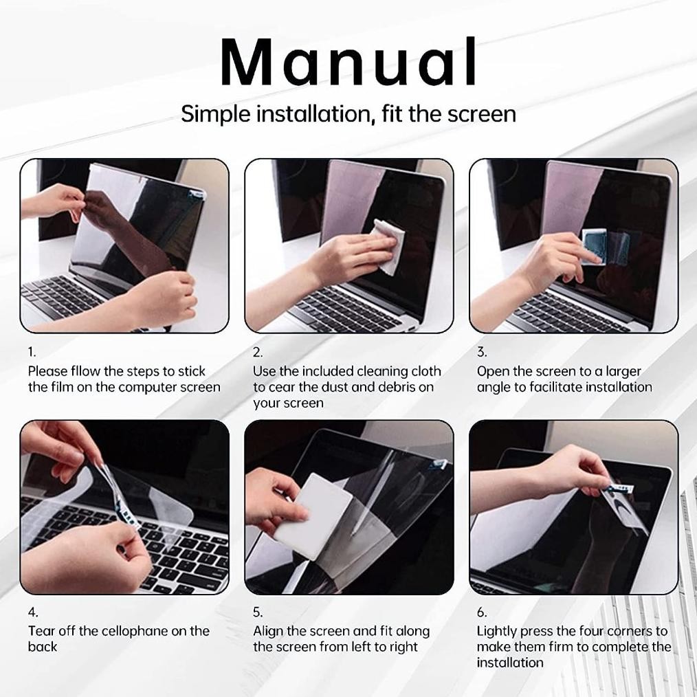 LAYER Anti-Scratch Hp Monitor 23.8 24 นิ้ว M24Fwa ป้องกันหน้าจอ Pc ป้องกันหน้าจอคอมพิวเตอร์ป้องกันรอ