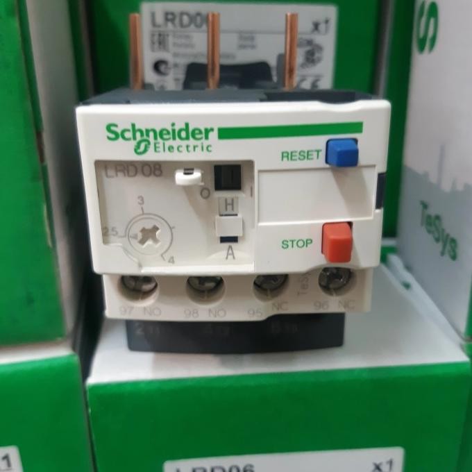 โอเวอร์โหลดความร้อนราคาไม่แพง Lrd 08 Schneider