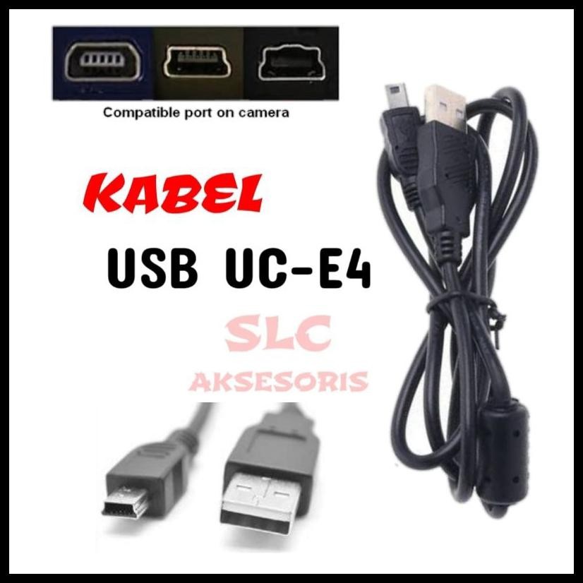 KODAK DATA CABLE/USB UC-E4 5 PIN CABLE สําหรับ CANON SONY NIKON OLYMPUS KODAKI BENQ SANYO PENTAX PAN