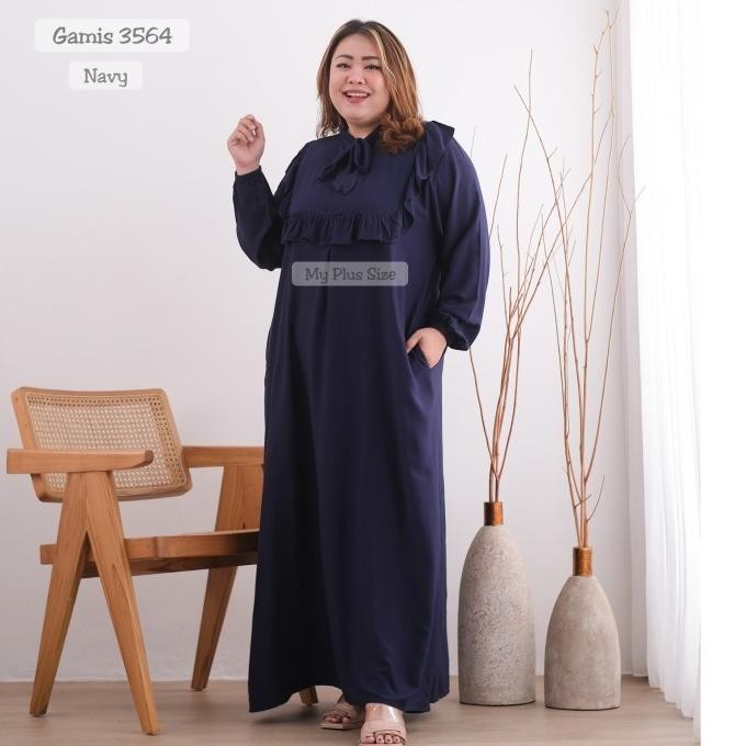 New Jumbo Womens Rayon Gamis 3564, Ld 130 & 142 cm