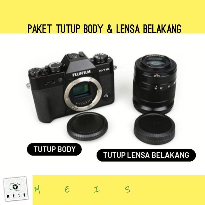 Fujifilm XA10 XA3 XA2 XT10 ฝาปิดเลนส์หน้าและหลังแบบไม่