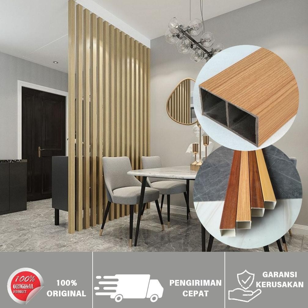 ใหม่!!! Hollo WPC Premium Grid Box - Hollow Room Divider ตารางตกแต่งห้อง Divider 10 ซม.x 5 ซม.x 290 