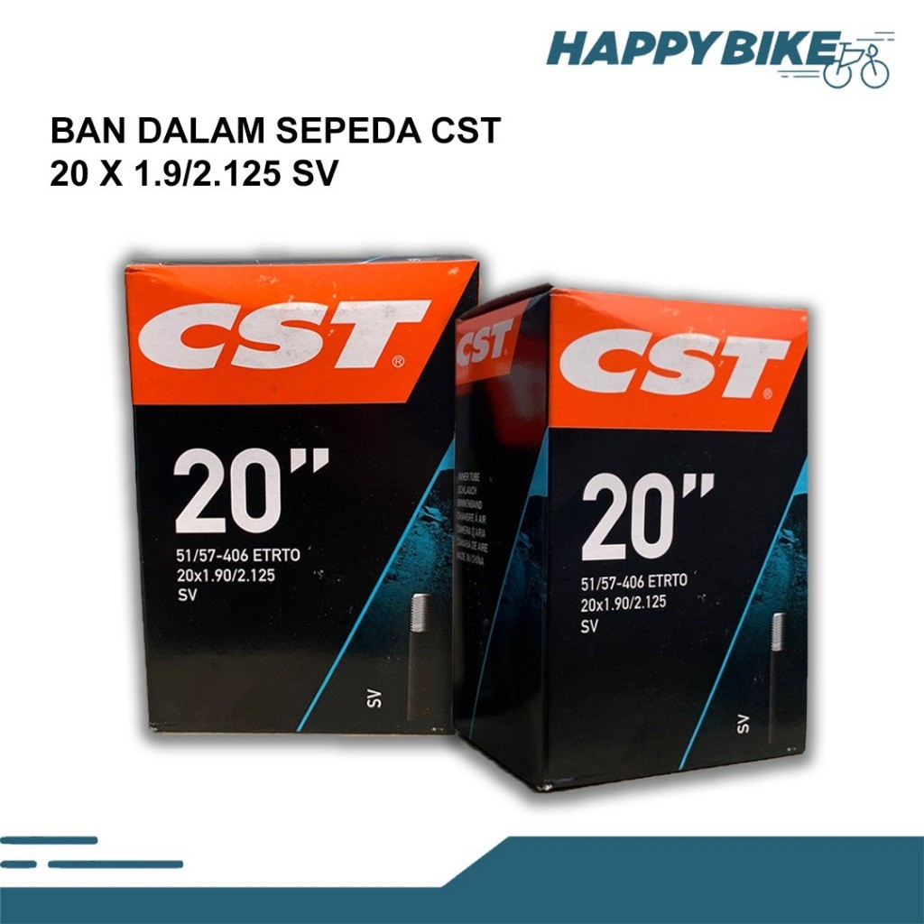 ยางในจักรยานพับ CST 20 x 1.90 / 2.125 SV ยางในจักรยาน