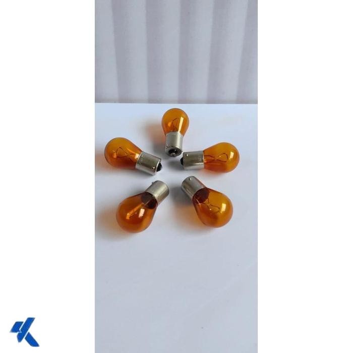 หลอดไฟไฟเลี้ยว PHILIPS BAU15S 12496CP PY21W 12V ดั้งเดิม