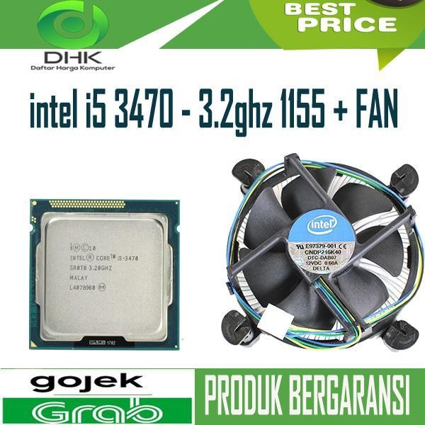 โปรเซสเซอร์ Core I5 3470 Gen3 3.2Ghz Socket 1155 เดิมและเชื่อถือได้