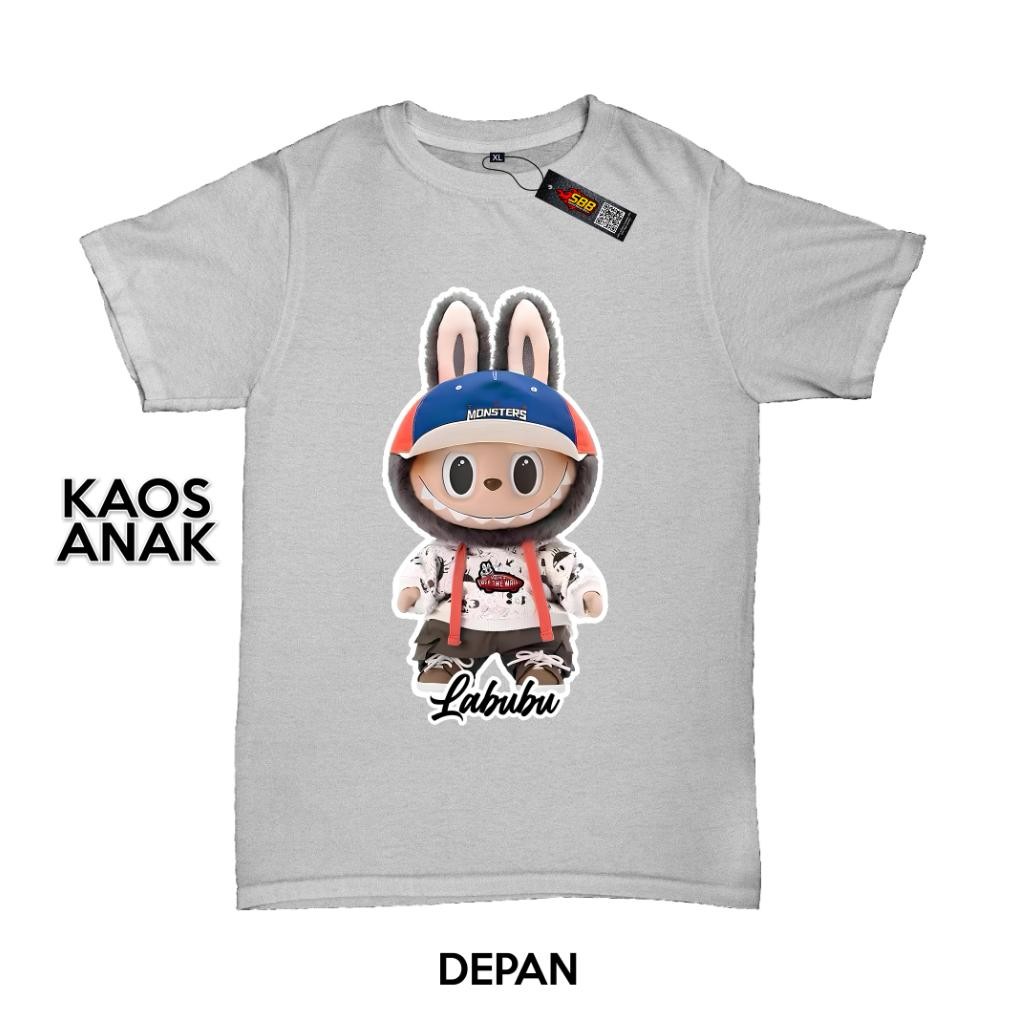 KATUN - Viral Labubu เสื้อยืดเด็ก Cotton Combed 30S Premium Fashion Distro Pj00