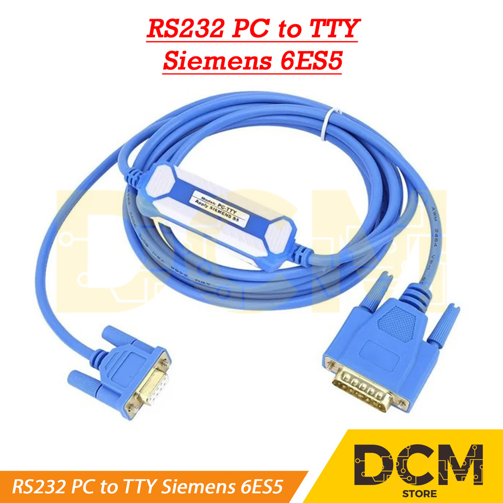 RS232 PC to TTY สาย PC-TTY 6ES5 734-1BD20 สําหรับ SIEMENS S5 PLC