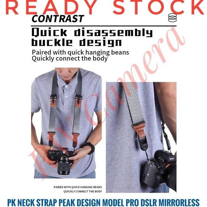 Available PK Neck Strap รุ่น Peak Design DSLR Mirrorless Pro กล้อง Sony Nikon
