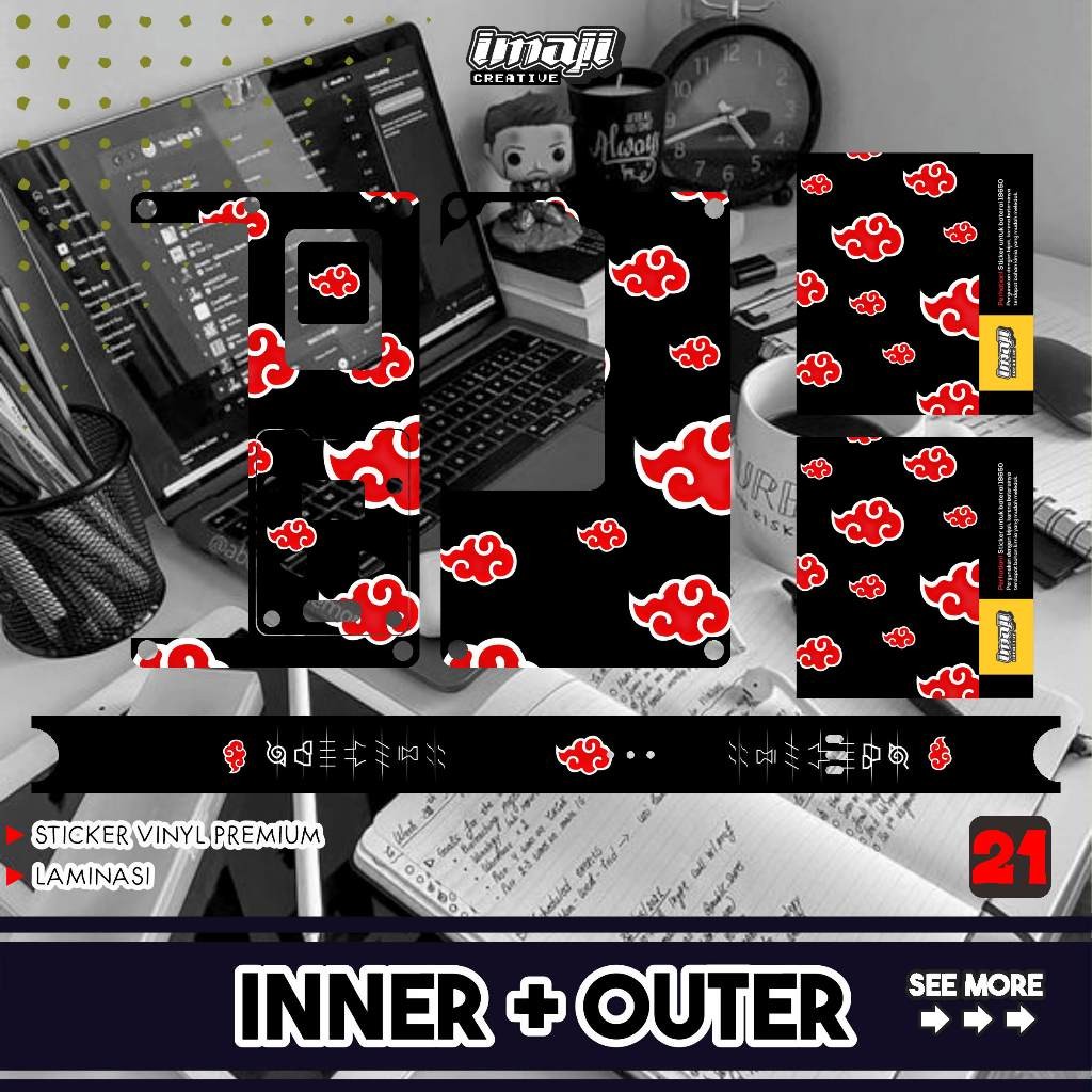 B80 Imaji Creative 21 Garskin Sticker Fullbody Custom Sticker