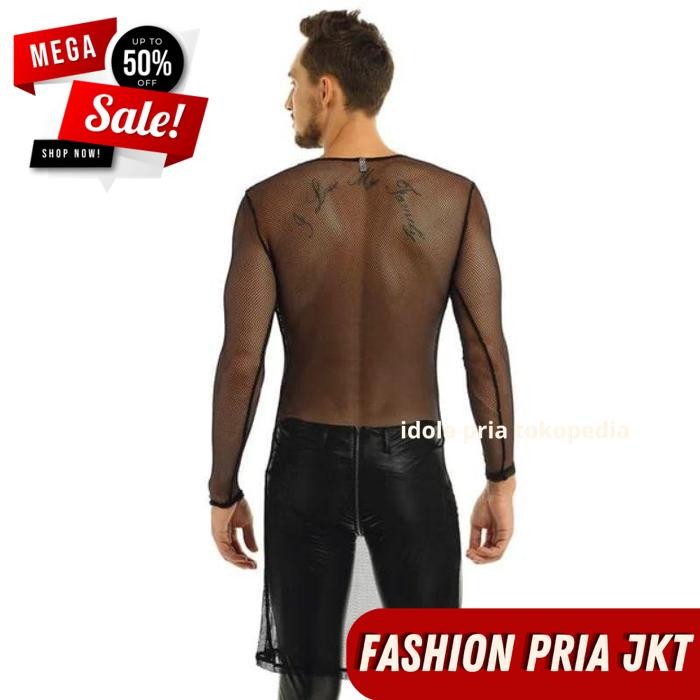 MESH LONGLINE SHIRT / MESH LONGLINE SHIRT คุณภาพดีที่สุด!!