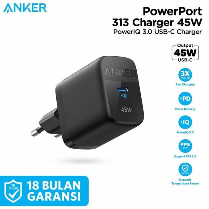 - Anker 313 Super Fast Charging 45W Wall Charger - A2643