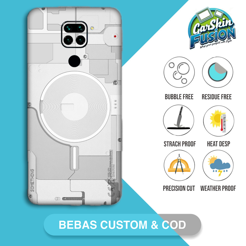 Garskin Skin Redmi note 9 Something light Code - O79 Custom | เคสรอยขีดข่วนป้องกันฟันกัส