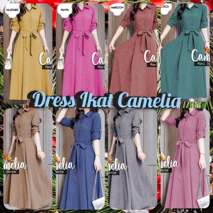 Camelia Tie Dress***
