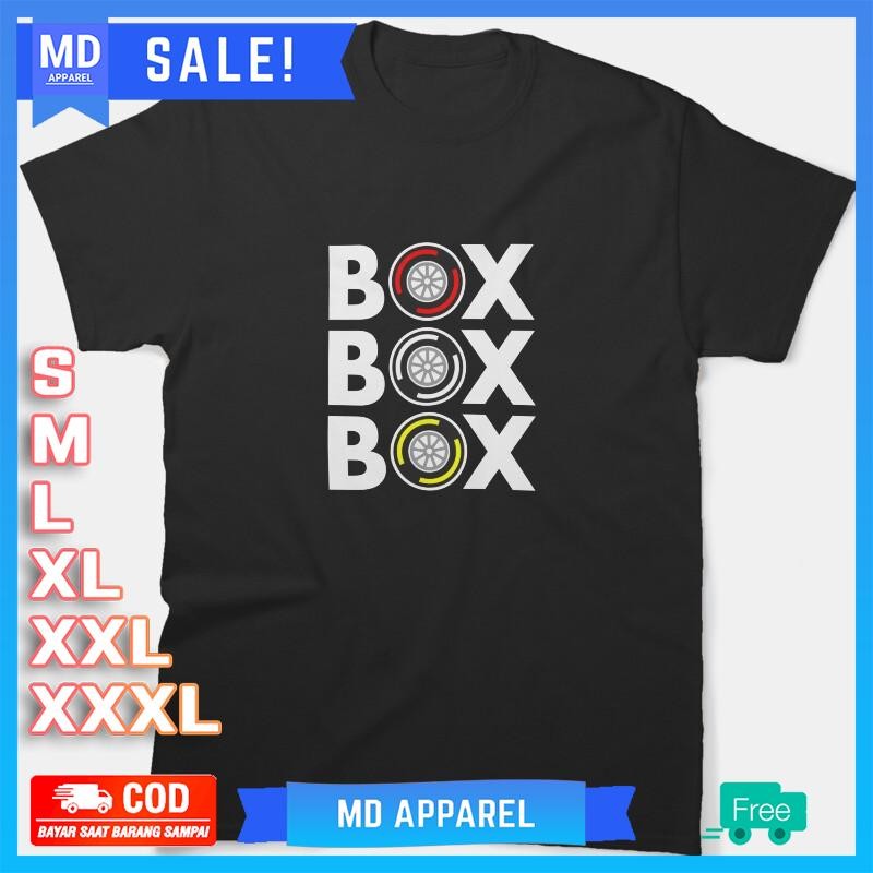 F1 Tyre Compound White Text Design Box Clothes