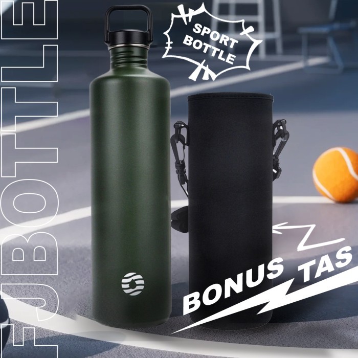 Fjbottle - ขวดน้ําดื่มกีฬาสแตนเลสจัมโบ้ 2 ลิตร