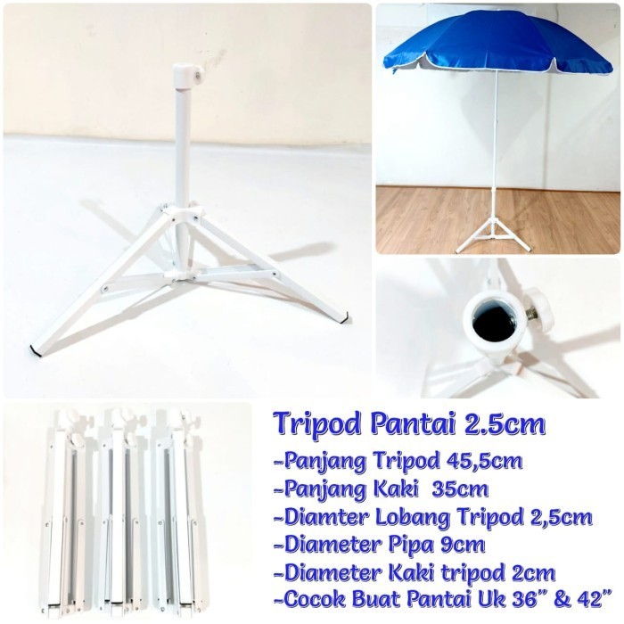 TENDA ร่มเต็นท์ ขาตั้งกล้องเส้นผ่านศูนย์กลาง 2.5 ซม