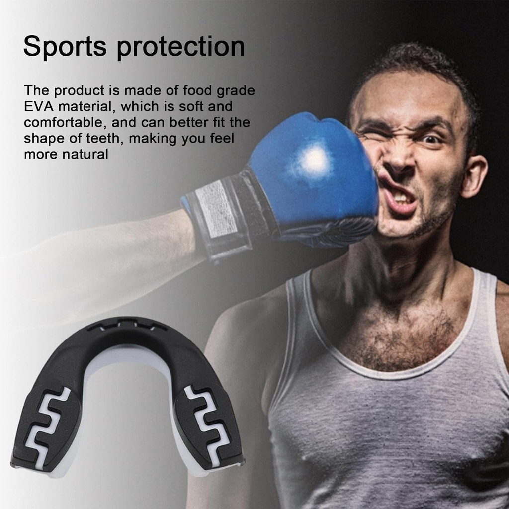 Mouth Guard Boil and Bite Adjustable Boxing MMA - BR23