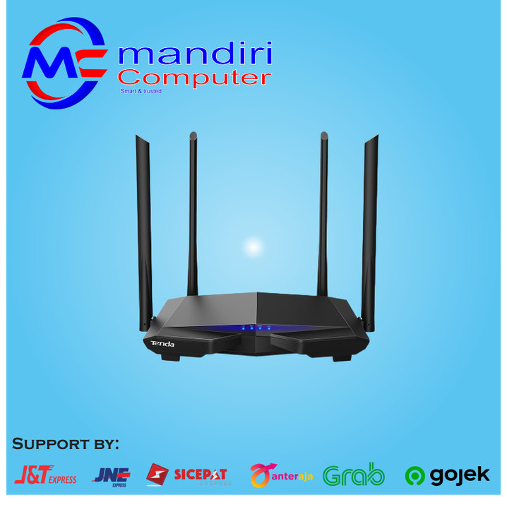 AC6 AC1200 2.4G/5.0 GHz เราเตอร์ tenda อัจฉริยะดูอัลแบนด์