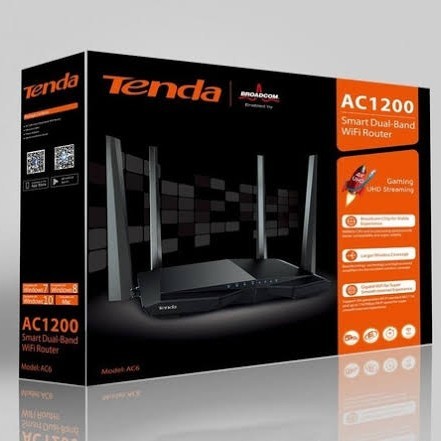เราเตอร์ดูอัลแบนด์ Tenda AC6
