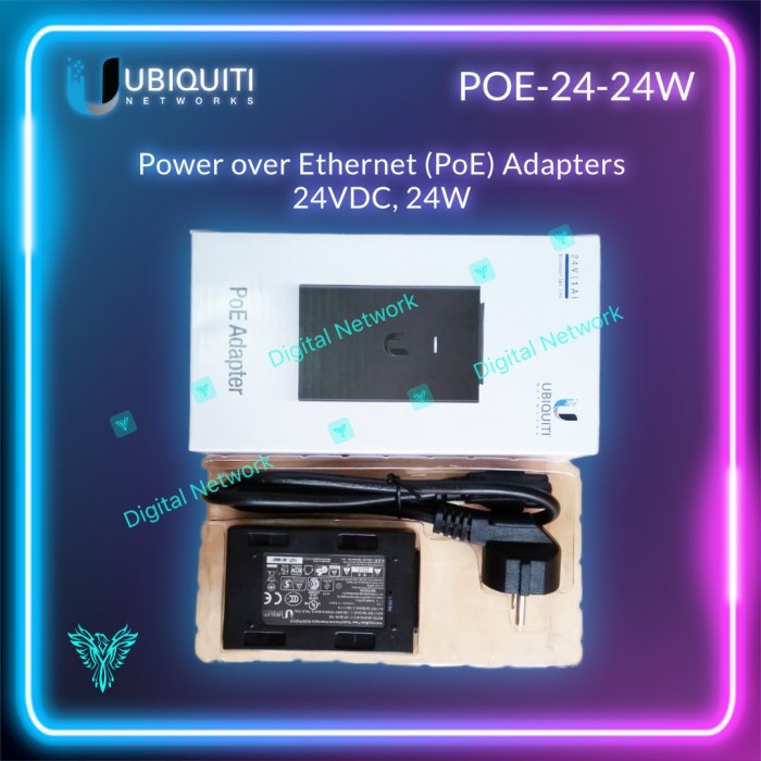 UBNT ADAPTER POE 24V 1A, Ubiquiti ADAPTER POE 24Volt 1Amper