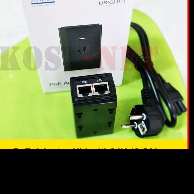 POE UBUQUITI อะแดปเตอร์ 24V 1A POE-24W
