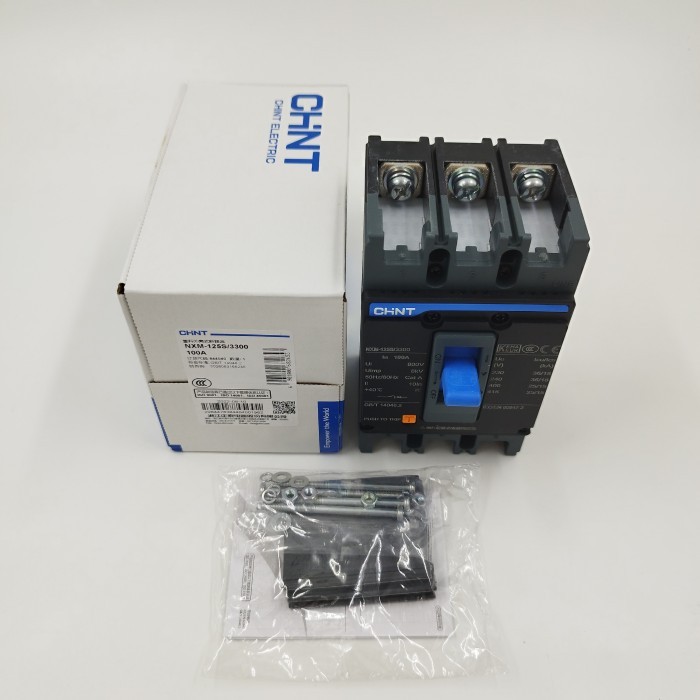 เบรกเกอร์ Mccb Chint Nxm-125S/3300 100A