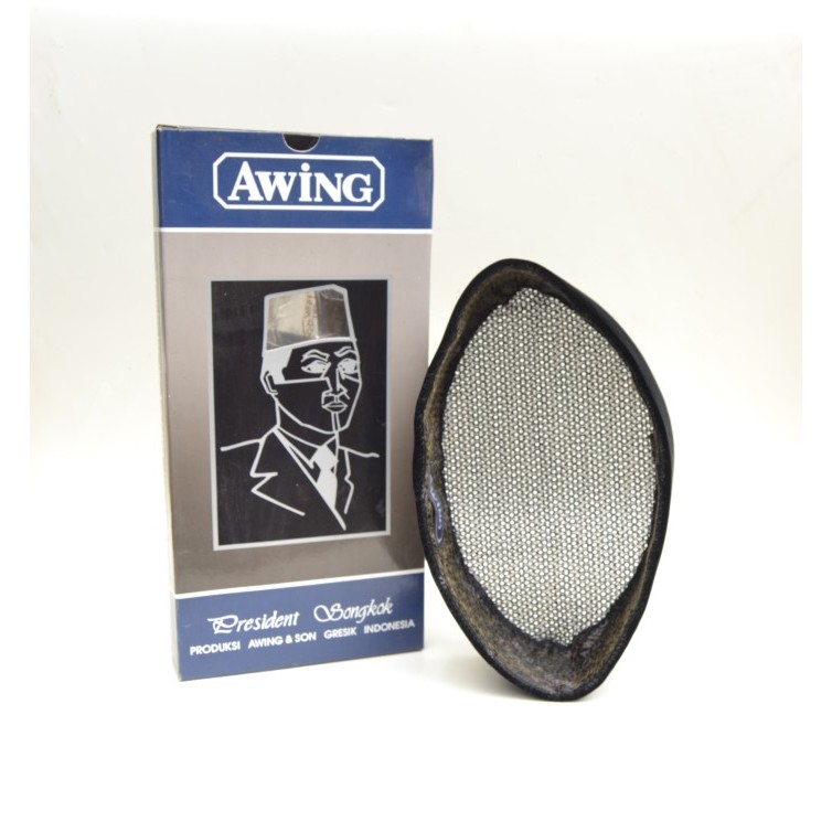 Songkok Awing Full Ac Songkok Black Awing Full Ac Awing Ori