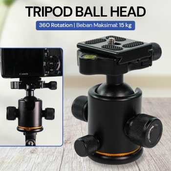 Professional Ball Head 360 Rotation สําหรับขาตั้งกล้อง Takara, anta, buro, beike coman
