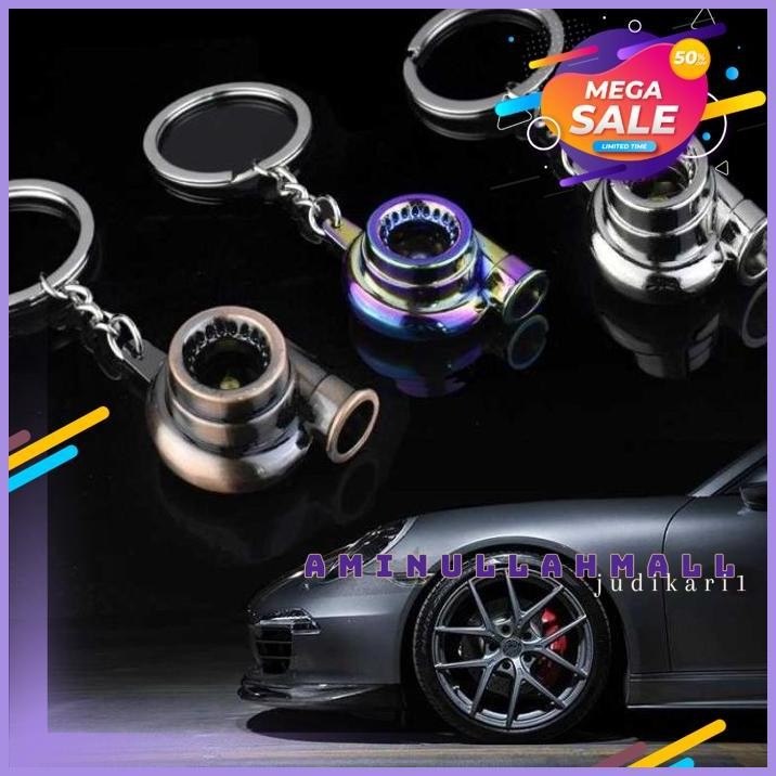 GANTUNGAN TURBO CAR MODEL KEYCHAIN เรือเครื่องยนต์รถยนต์ ZERO