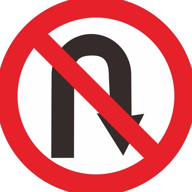 ป้ายไม่มีเส้นทาง 60 ซม. DIAMETER, 45 ซม. DIAMETER, จาน ACP 3 มม