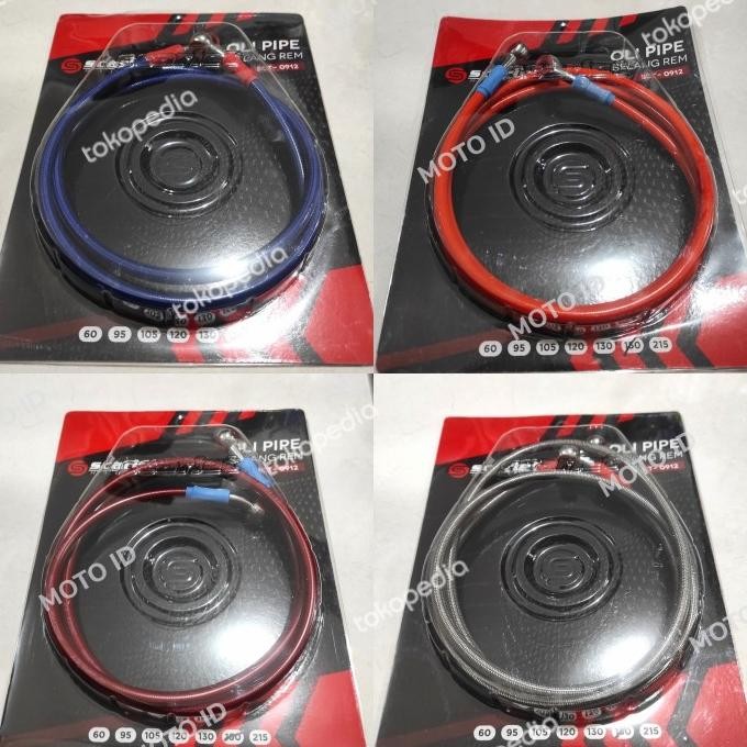 ท่อเบรคหน้ายาว 150Cm Klx Crf 150 Wr 155 R Scarlet Racing