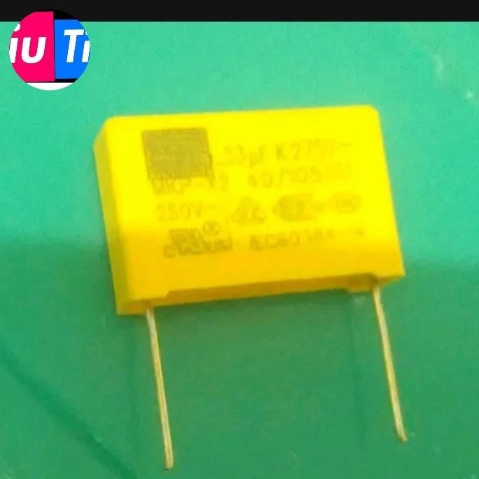 MKP 330nF K 275VAC X2 POLYPROPYLENE FILM CAPACITOR 18x6x12 MM