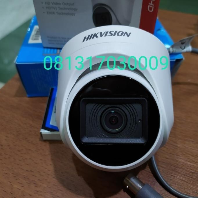 Hikvision 2Mp กล้องกล้องวงจรปิดในร่มไมโครโฟนในตัว Ds-2Ce76D0T-Itpfs วิดีโอ