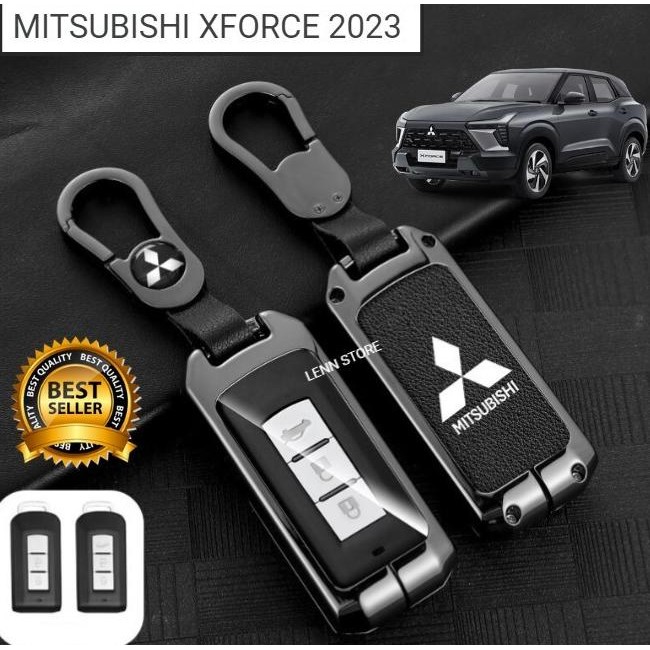 ฝาครอบกุญแจรีโมทหนังโลหะ Mitsubishi XFORCE 2023