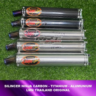 RRT silincer knalpot LMN almu almuninum carbon titanium 2 tak original thailand ninja r ninja rr ninja ss termurah