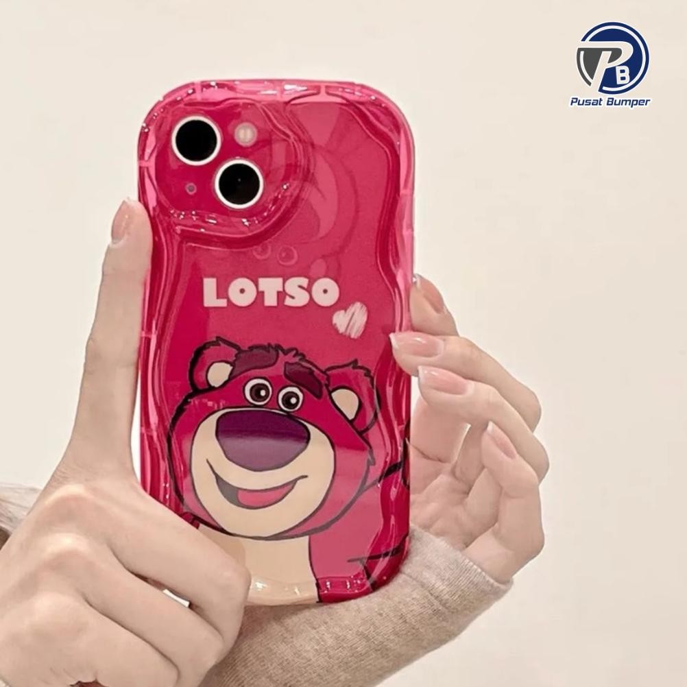 Fbx-4 Dg-4 Ss837 Softcase Glossy ตัวละครLotso น่ารักสําหรับ Realme C75 12 12 + 13 Pro C63 C60 C61 C6
