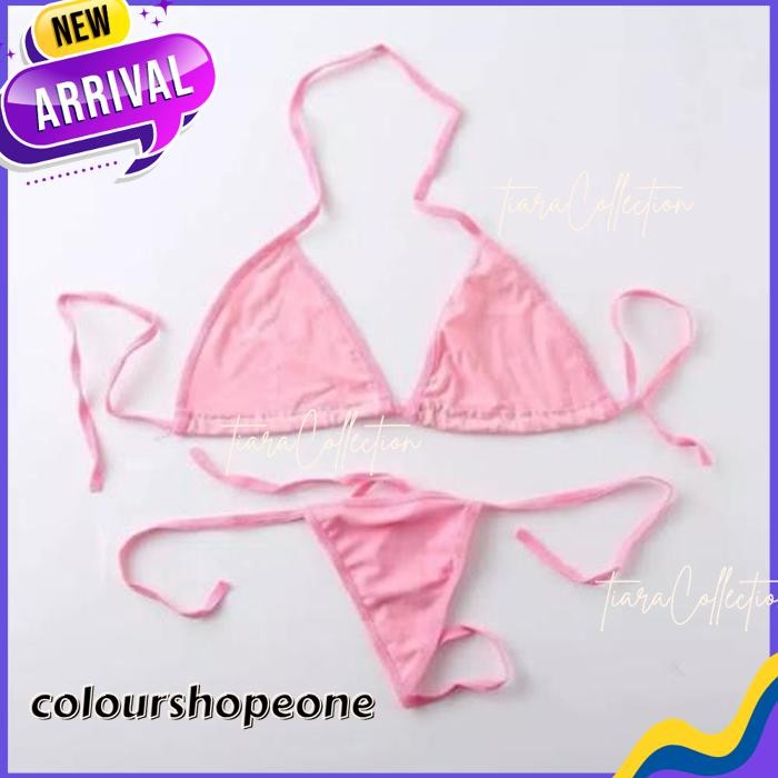 SEXY BRA G STRING SET BIKINI LINGERIE STRAP THONG BRA B026 คุณภาพดีที่สุด !!