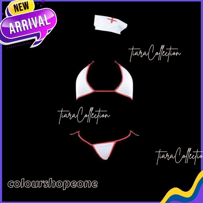 เซ็กซี่ LINGERIE BRA SET BIKINI COSPLAY NURSE UNIFORM SLEEPWEAR B021 คุณภาพสูงที่สุด !!