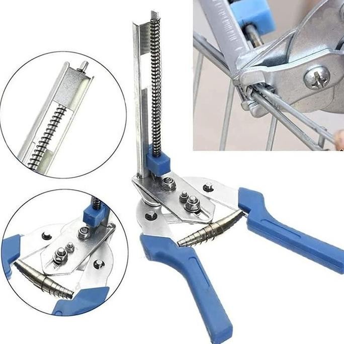 QUALITY STAPLES CAGE PLIERS CAGE TIE M RINGนกกระทา RABBIT CHICKEN CAGE PLIERS + 600PCS M NAILS RABBI