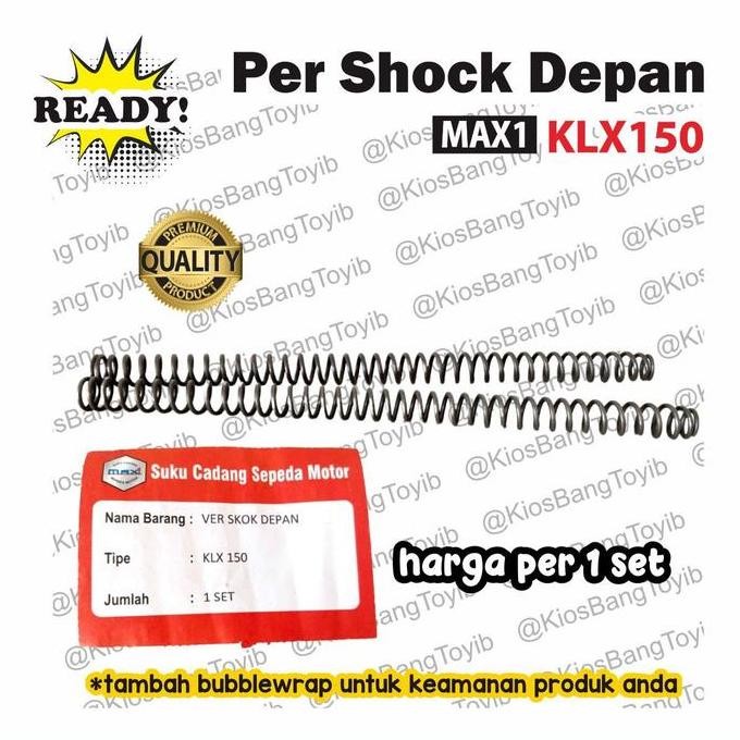 Kawasaki KLX 150 โช๊คหน้าสปริง 1 ชุด/2pc (MAX1)