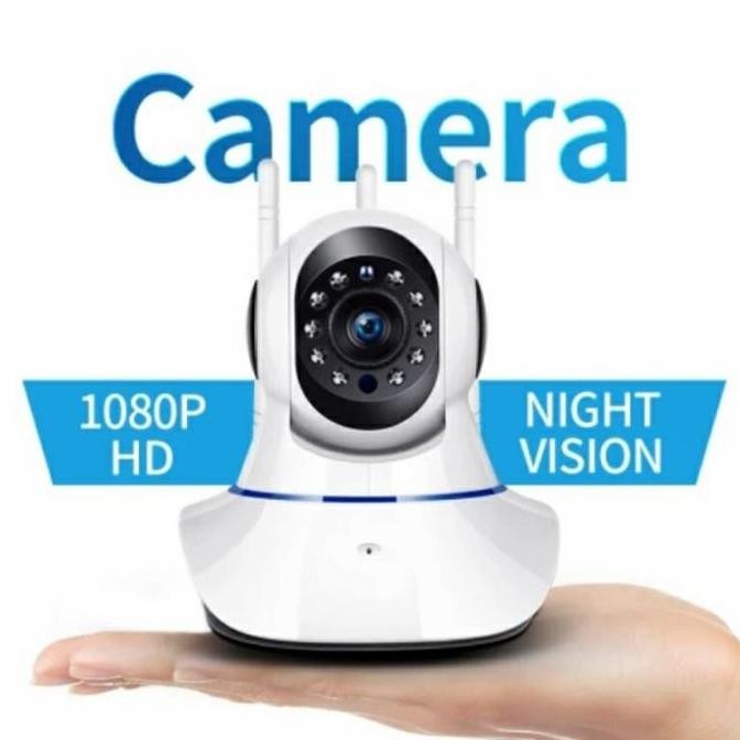 มีจําหน่ายกล้องวงจรปิด IP CAMERA BABY CAM 3 ANTENNA V380 PRO กล้อง IP CAM V380 PRO WIFI