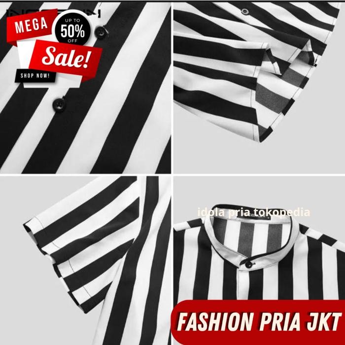 MEN VERTICAL STRIPE SHIRT / MEN VERTICAL STRIPE SHIRT !!