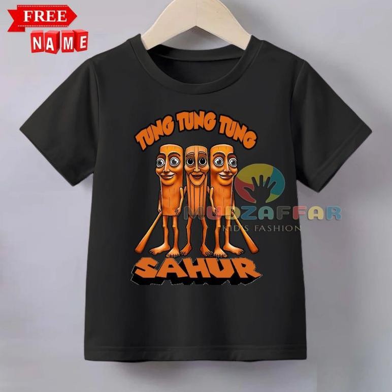 TUNG TUNG TUNG SAHUR CHILDRENS เสื้อยืด ANOMALI TUNG TUNG SAHUR