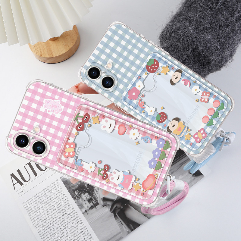 ล่าสุด Lanyard Card Holder Premium Soft Case Hp Oppo A6 A6X A6S A6 Pro 5G A3 A3X 13 13F 14 14F A60 R