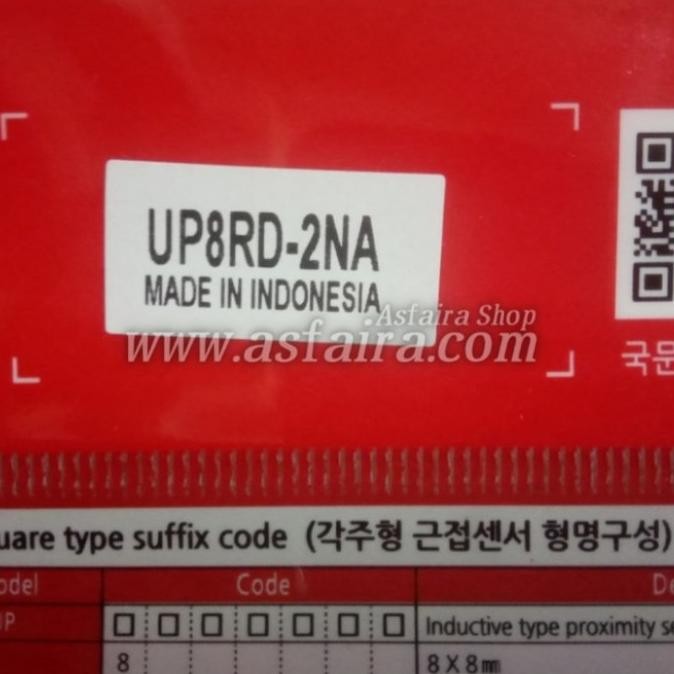 Proximity switch UP8RD 2NA Original Hanyoung nux