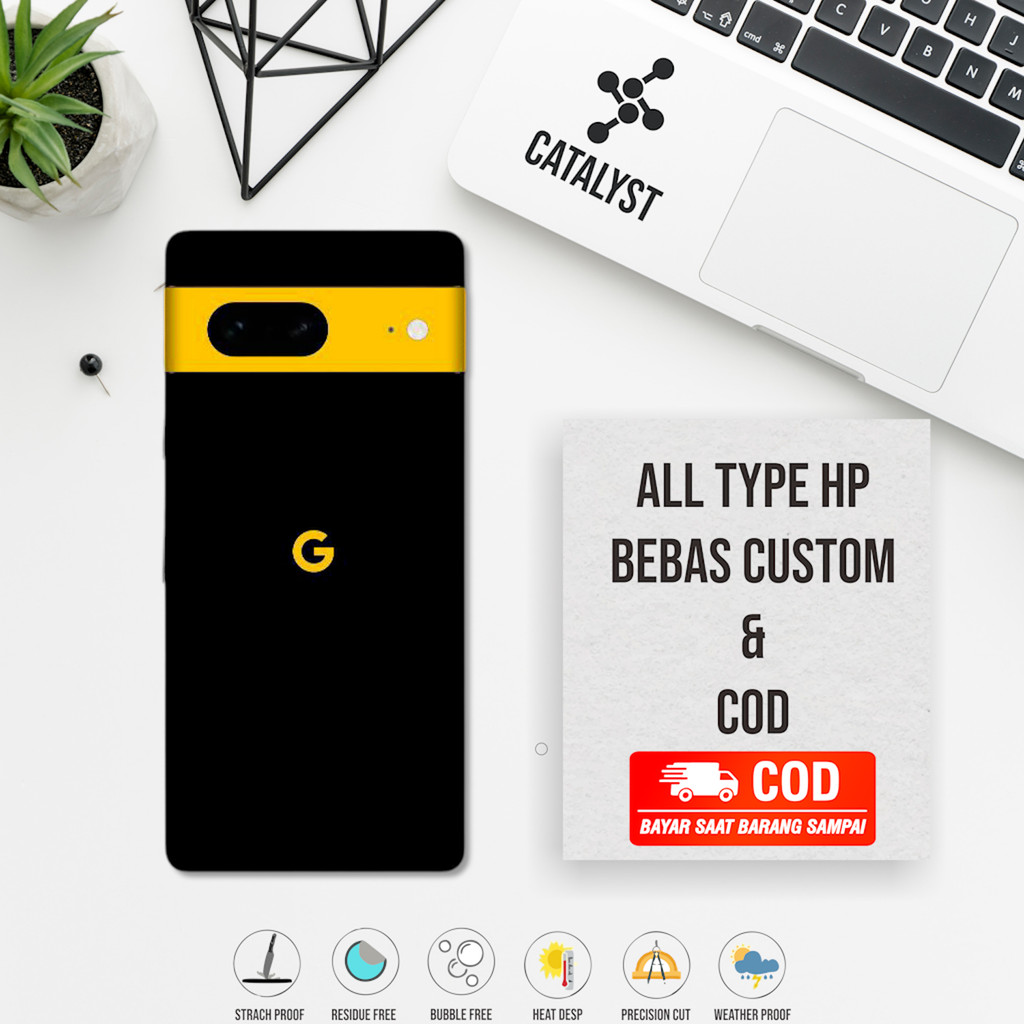 (ซื้อ 1 แถม 2) Garskin Skin Google Pixel 7 dual tone series รหัส f88 - สามารถปรับแต่งได้ - เคสสติ๊กเ