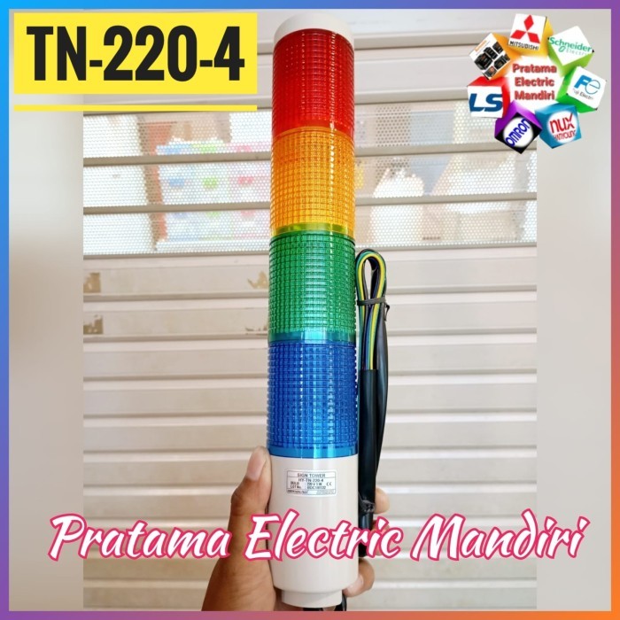 Hanyoung Nux Signal Tower Lamp Hy Tn-220-4 220Vac 4 ระดับ
