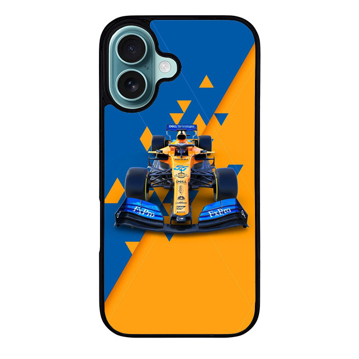 Case Casing iPhone 16 15 14 13 12 11 Pro Max Plus Mini McLaren F1 Bg 2 สี NA00452