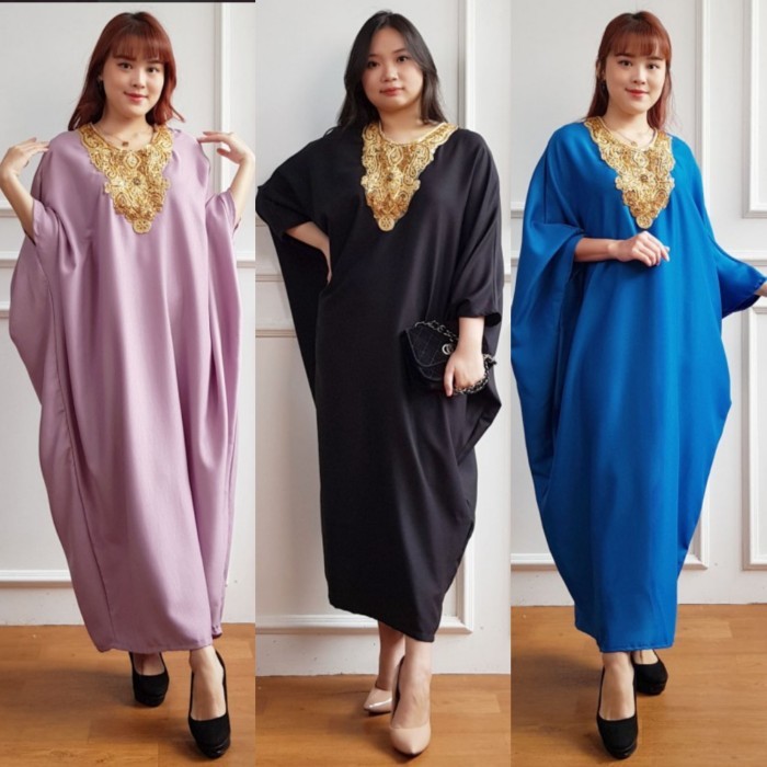 Kaftan Kajol ชุดเดรสยาวมุสลิมสําหรับผู้หญิง