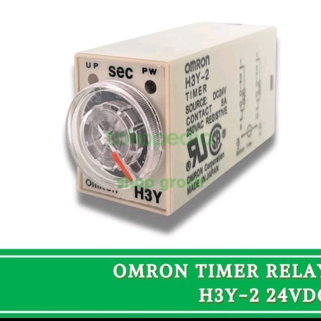 Timer h3y 2 24vdc omron 10sec, 30sec, 60sec